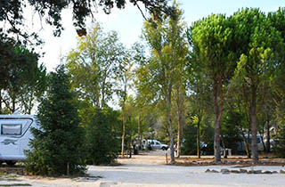 Instalaciones para caravanas del Camping Conejeras