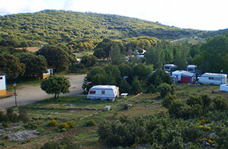 Instalaciones para caravanas del Camping Conejeras